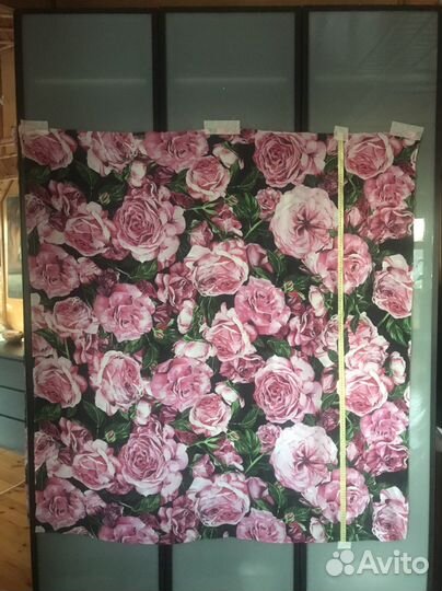 Ткань отрез шелк dolche gabbana