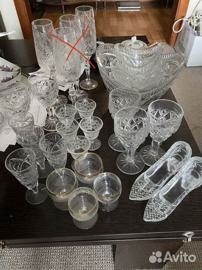 Хрустальная посуда СССР