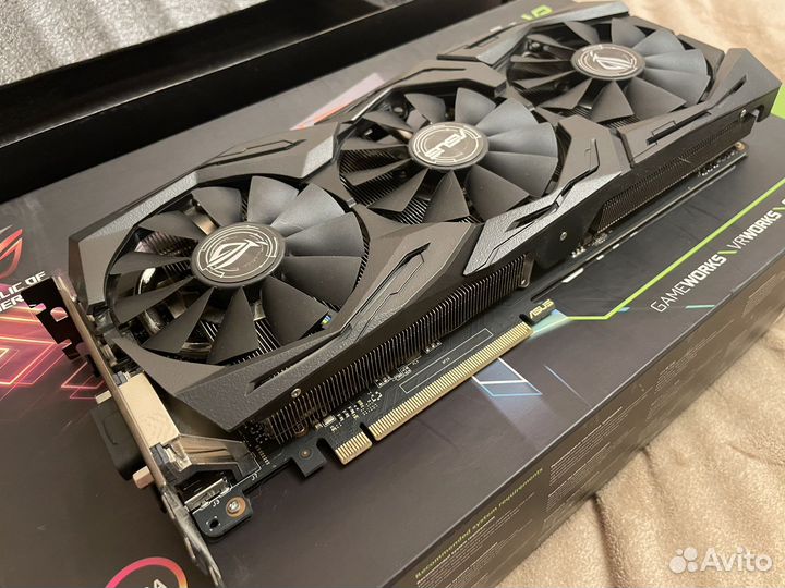 Видеокарта Asus gtx 1060 Strix ROG
