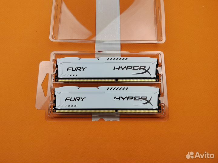 HyperX Fury DDR3 1600 мгц 2*8 гб