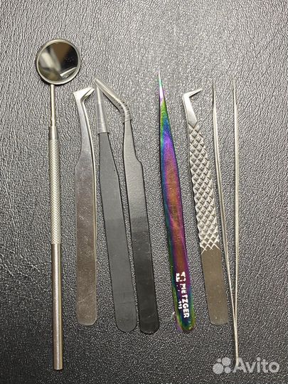 Пинцеты для наращивания ресниц