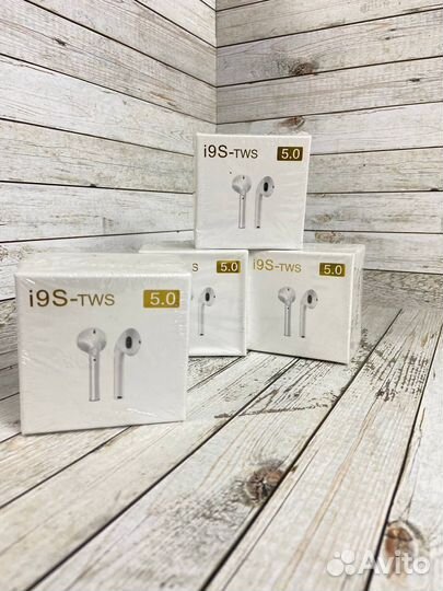 Наушники Bluetooth (с чехлом) i9s TWS опт Доставка