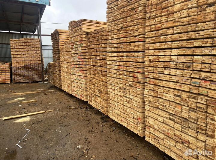 Доска обрезная 40x150x3м