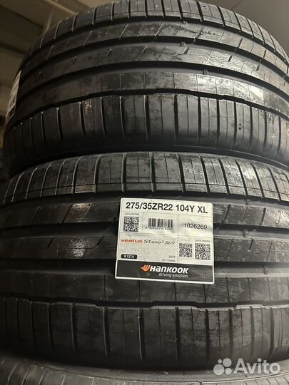 Hankook Ventus S1 Evo3 SUV K127A 275/35 R22 и 315/30 R22 107Y