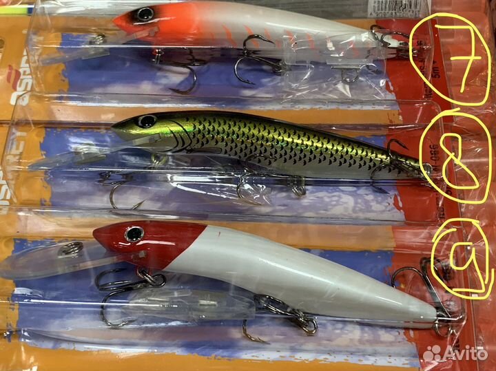 Воблеры Halco Sorcerer 125 DD (3 и 5 метров )