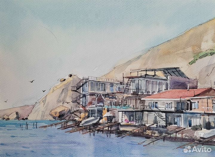 Картина акварель 