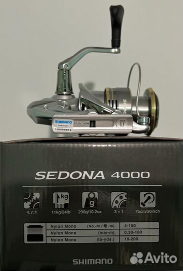 Катушка Shimano 23 Sedona 4000 Новая