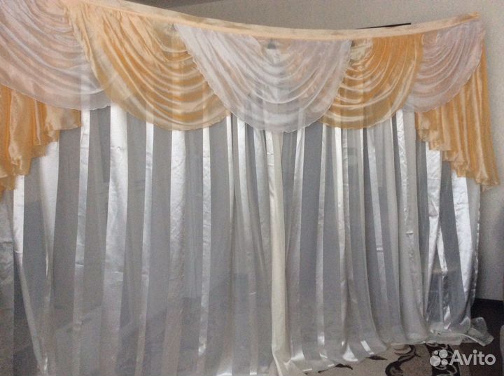 Штора с Ламбрекен