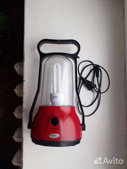 Кемпинговый фонарь аккумулят, зарядка от (220V)