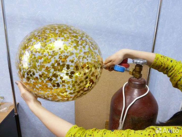 Надуть шары гелием.Новая услуга