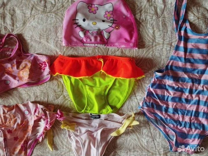 Купальники для девочки+шапочка