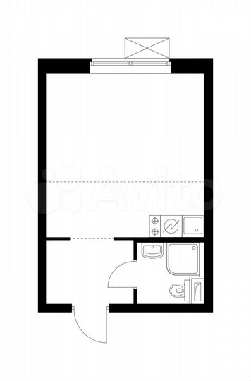 Квартира-студия, 25,7 м², 18/33 эт.