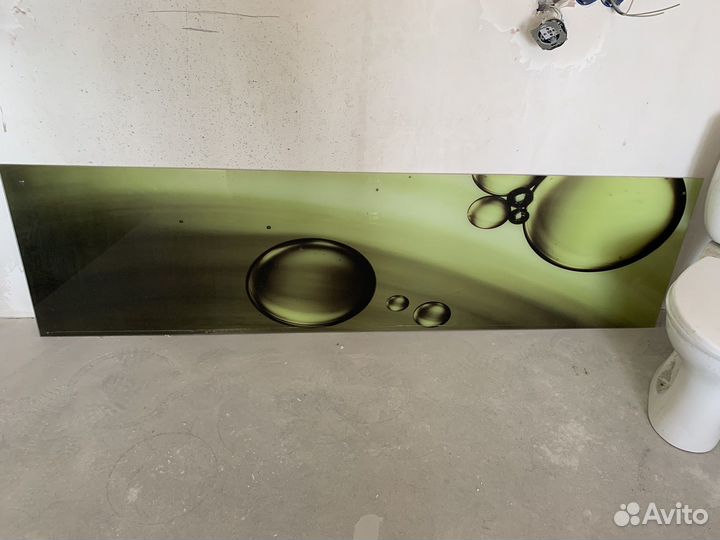 Фартук для кухни стеклянный с фотопечатью