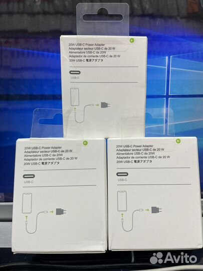 Быстрая зарядка для айфона apple 20w