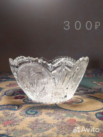 Хрустальные салатники вазы
