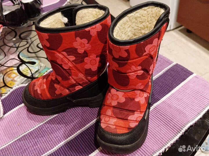 Сапожки зимние для девочки