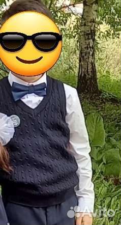 Школьный костюм для мальчика 122синий