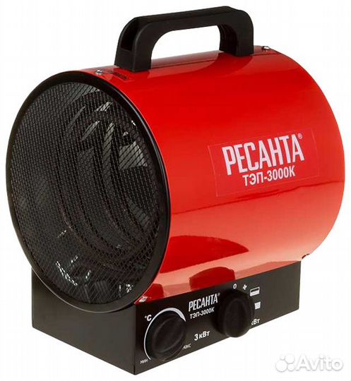 Тепловая электрическая пушка тэп-3000К Ресанта
