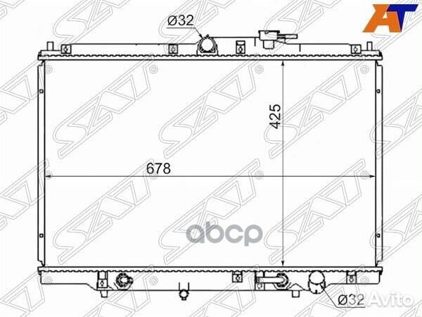 Радиатор Honda Odyssey 94-99 / Shuttle 95-00
