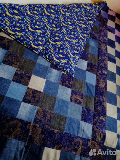 Лоскутное одеяло - покрывало пэчворк