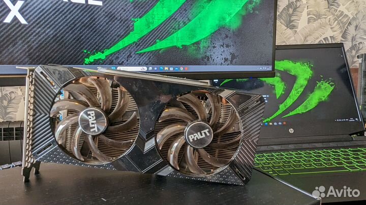 Продаю видеокарту Palit Dual GTX1660 Super 6 Gb
