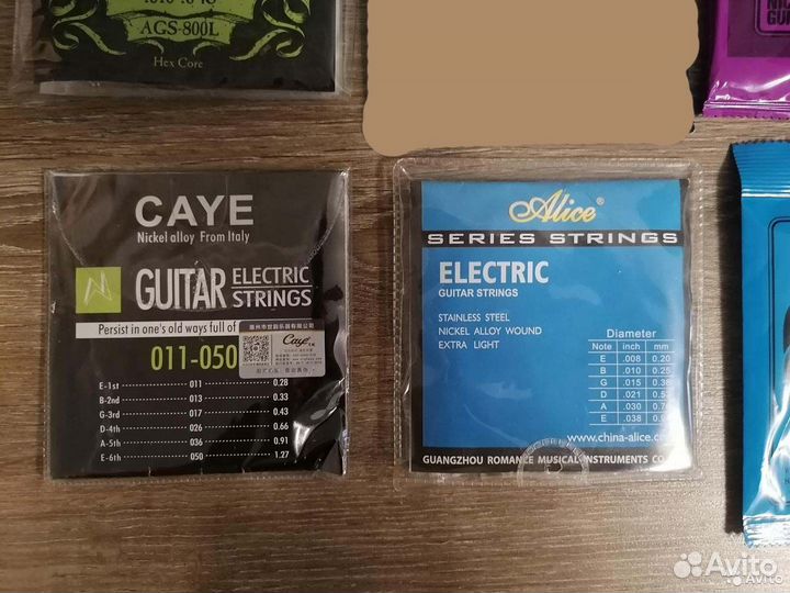 Струны для электро гитары и 12 струнки
