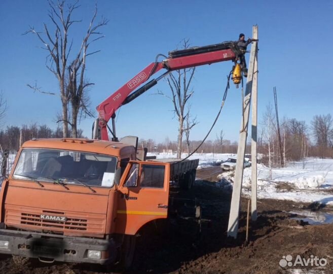 Опоры,столбы лэп новые и бу установка эл