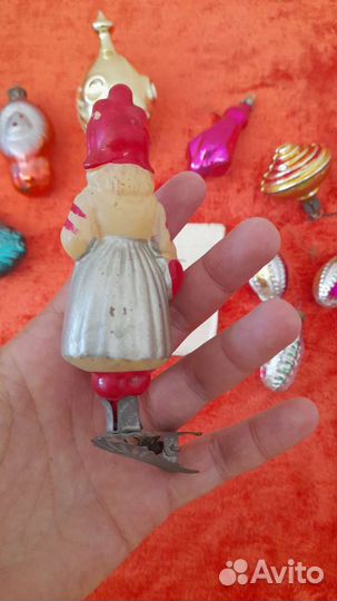 Елочные игрушки времен СССР