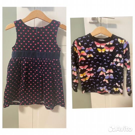 Свитшот H&M платье barkito пакетом 92 размер