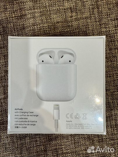 Беспроводные наушники apple airpods 2