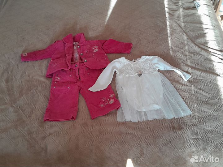 Одежда для девочки пакетом 68 74 80