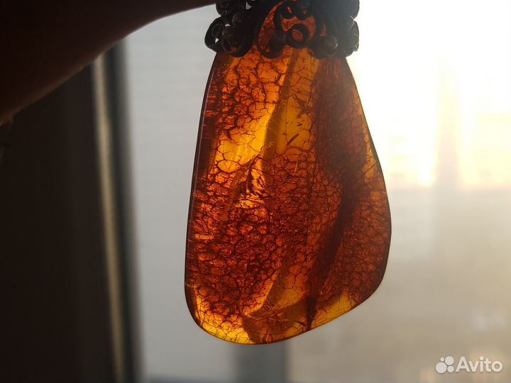 Кулон янтарь СССР