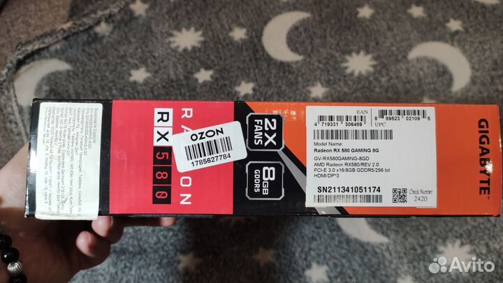 Gigabyte rx 580 8 gb gaming