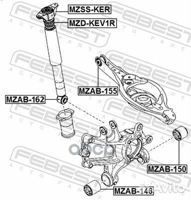 Опора заднего амортизатора mazda CX-5 KE 2011-2