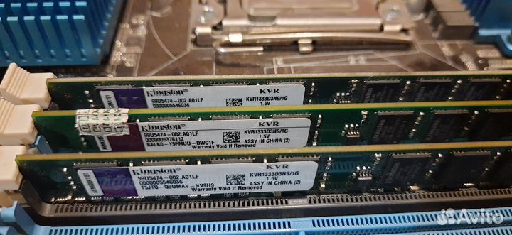 Материнская плата Asus P6X58D-E + i7 960 + 5 gb