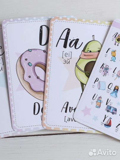 Набор карточек по английскому языку для детей