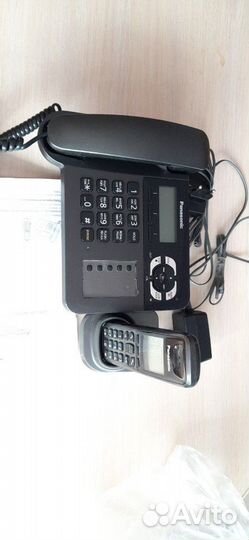 Panasonik KX- TG 6451 два в одном стационарный и б
