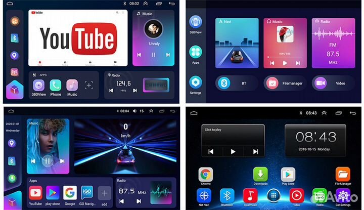 Магнитола Android 2/32 на Honda Accord