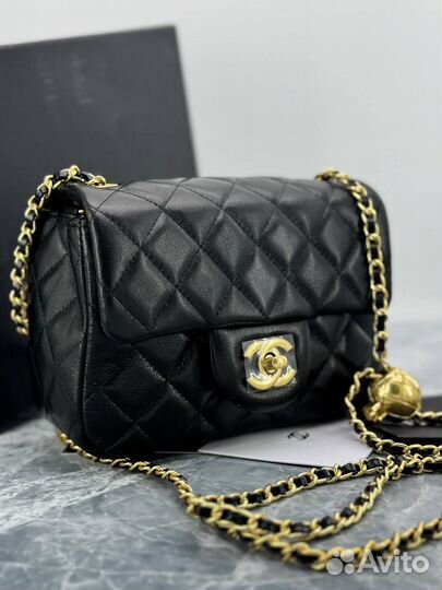 Сумка chanel натуральная кожа