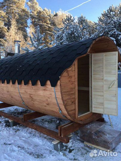 Баня бочка 4 метра