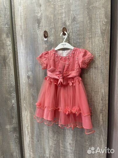 Платье для девочки 86