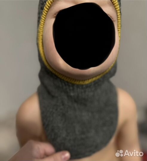 Шапка ручная работа шлем 48-52