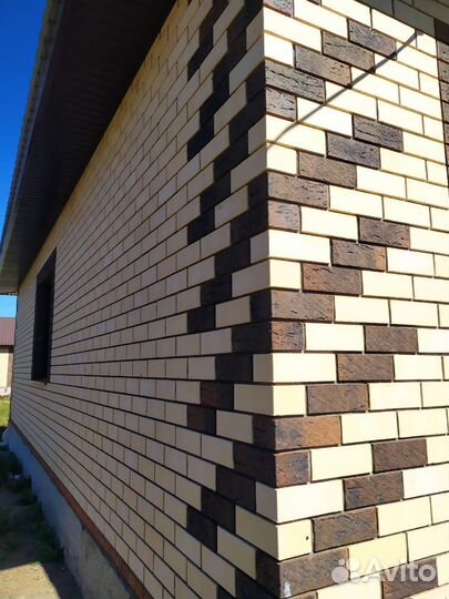 Лицевой кирпич Сливки Гладкий меланж ГОСТ