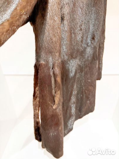 Шуба норковая с капюшоном 44 46
