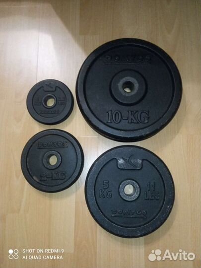 Гантели и блины