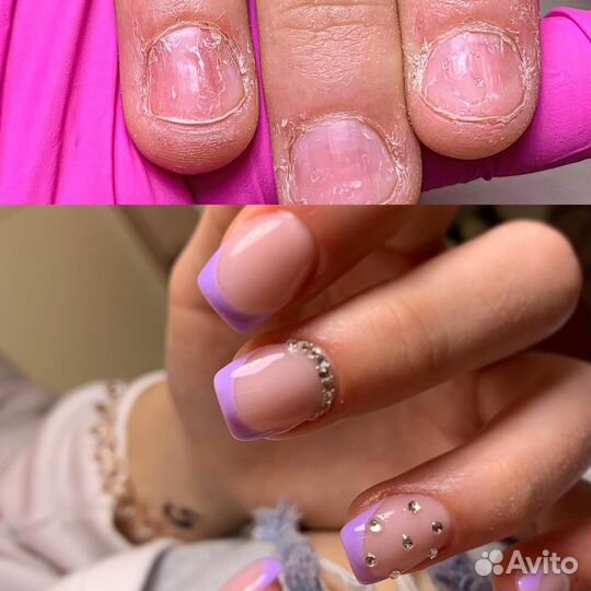 Маникюр гель лак