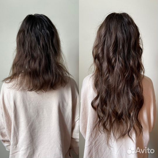 Голливудское и капсульное наращивание волос