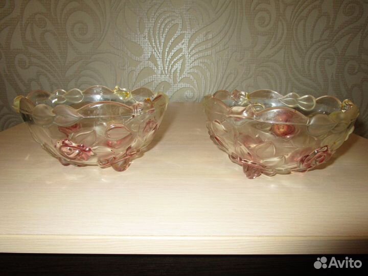 Набор салатников цв стекло Германия