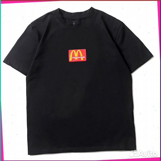 Футболка Travis Scott McDonalds (Premium качество)