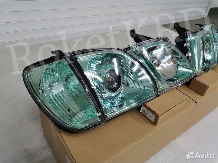 Фары + габариты Lexus LX 470 под ксенон